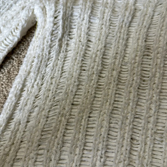Michael Kors White Scoop Neck Sweater Small NWT - Picture 3 of 6